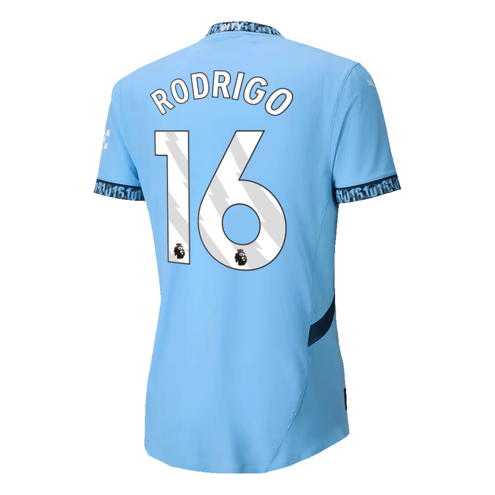 RODRIGO #16 Manchester City Home Players Version Soccer Jersey 2024/25 RODRIGO #16 Manchester City Home Players Version Soccer Jersey 2024/25