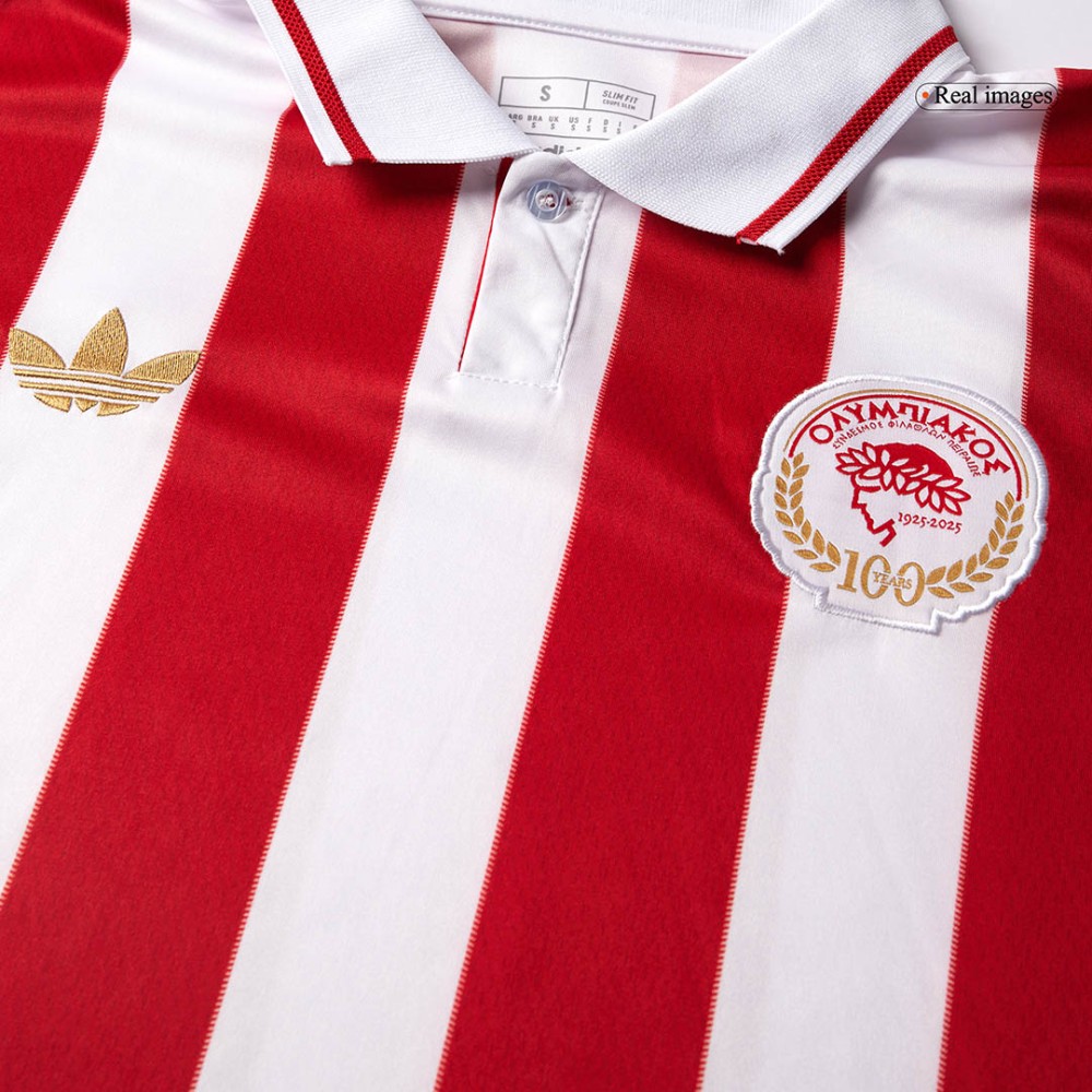 Olympiacos Soccer Jersey 2024/25 - 100th Anniversary Olympiacos Soccer Jersey 2024/25 - 100th Anniversary