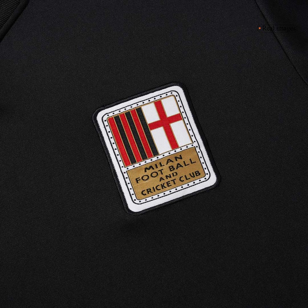 AC Milan Goalkeeper Long Sleeve Soccer Jersey 2024/25 Black - 125th Anniversary AC Milan Goalkeeper Long Sleeve Soccer Jersey 2024/25 Black - 125th Anniversary