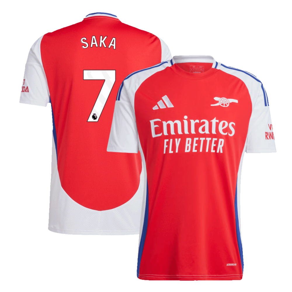SAKA #7 Arsenal Home Soccer Jersey 2024/25 SAKA #7 Arsenal Home Soccer Jersey 2024/25