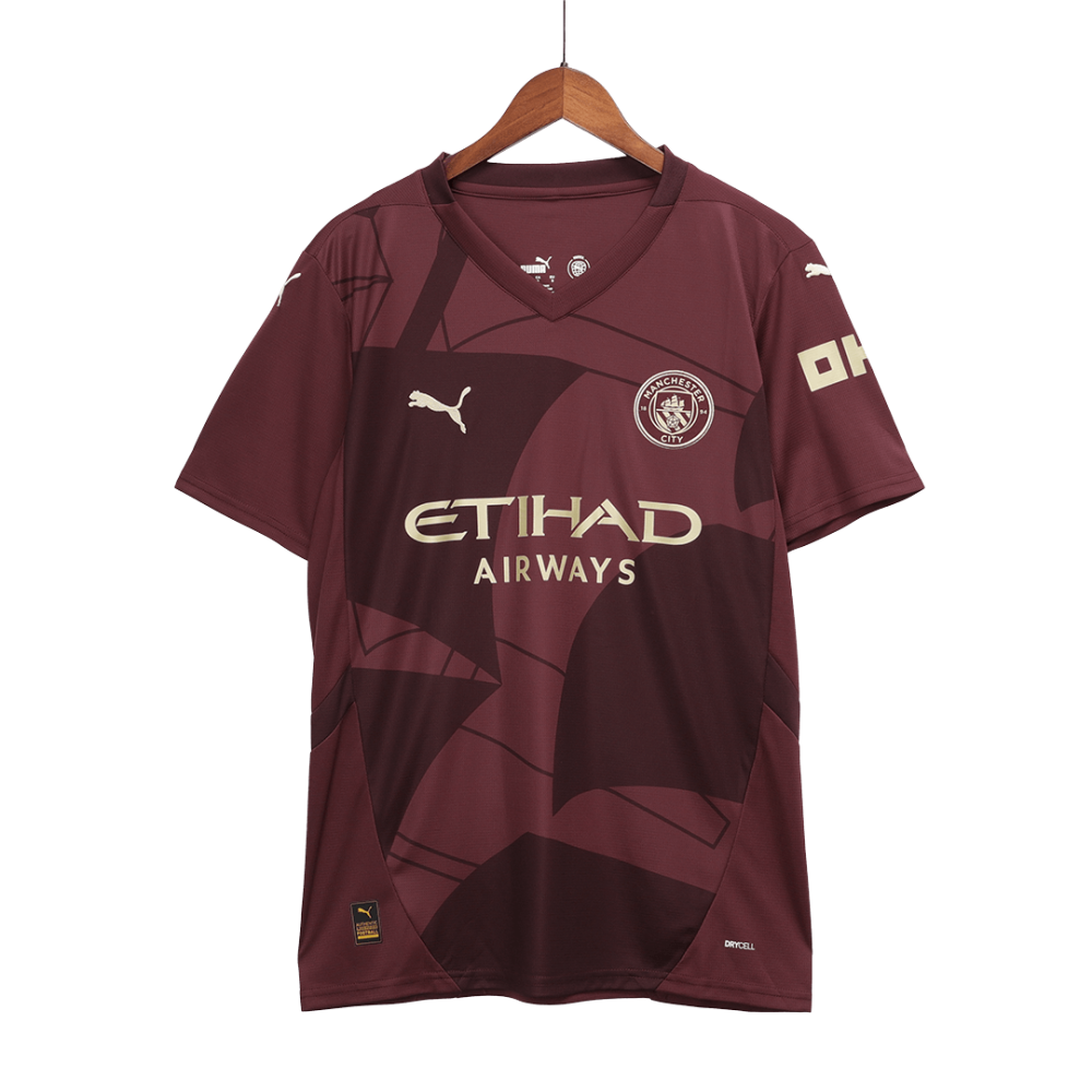 DE BRUYNE #17 Manchester City Third Away Soccer Jersey 2024/25 DE BRUYNE #17 Manchester City Third Away Soccer Jersey 2024/25