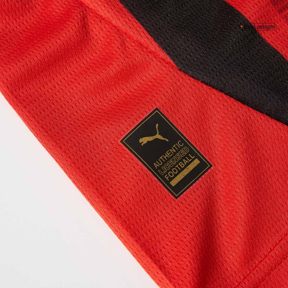 AC Milan Home Long Sleeve Soccer Jersey 2024/25 AC Milan Home Long Sleeve Soccer Jersey 2024/25
