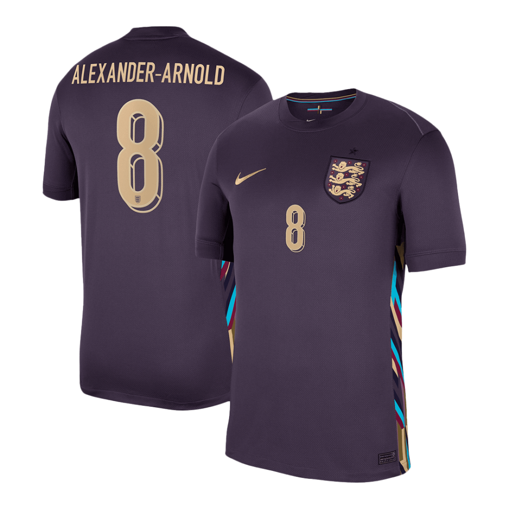 ALEXANDER-ARNOLD #8 England Away Soccer Jersey EURO 2024 ALEXANDER-ARNOLD #8 England Away Soccer Jersey EURO 2024