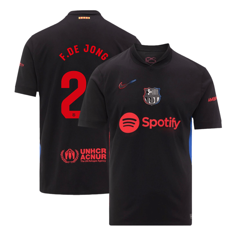 F.DE JONG #21 Barcelona Away Soccer Jersey 2024/25 F.DE JONG #21 Barcelona Away Soccer Jersey 2024/25