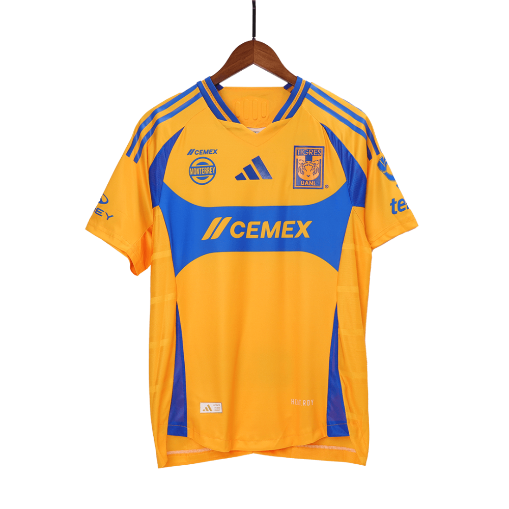 Tigres UANL Home Players Version Soccer Jersey 2024/25 Tigres UANL Home Players Version Soccer Jersey 2024/25