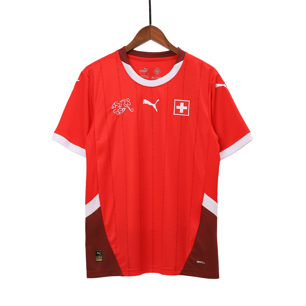 Switzerland Home Soccer Jersey EURO 2024 Switzerland Home Soccer Jersey EURO 2024