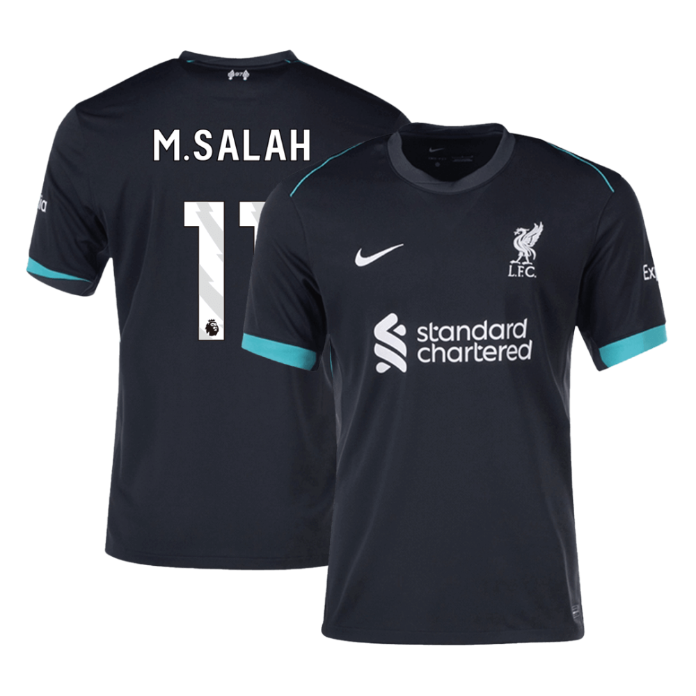 M.SALAH #11 Liverpool Away Soccer Jersey 2024/25 M.SALAH #11 Liverpool Away Soccer Jersey 2024/25