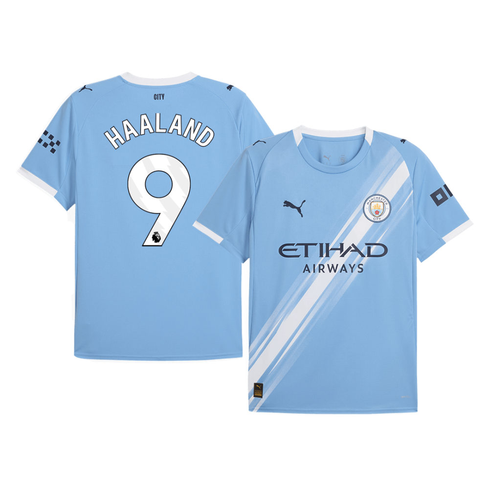 HAALAND #9 Manchester City Home Soccer Jersey 2025/26 HAALAND #9 Manchester City Home Soccer Jersey 2025/26
