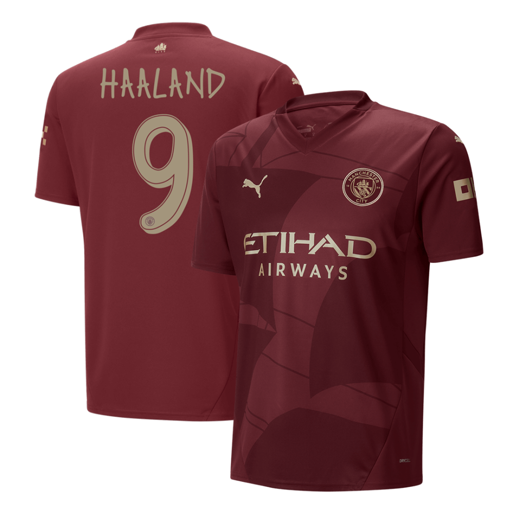 HAALAND #9 Manchester City Third Away Soccer Jersey 2024/25 - UCL HAALAND #9 Manchester City Third Away Soccer Jersey 2024/25 - UCL