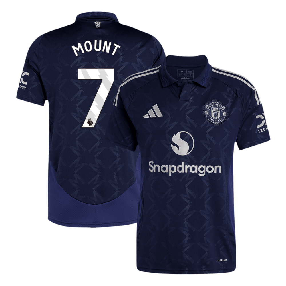 MOUNT #7 Manchester United Away Soccer Jersey 2024/25 MOUNT #7 Manchester United Away Soccer Jersey 2024/25