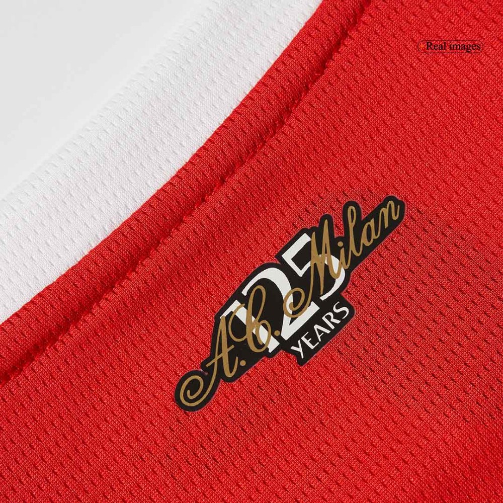 AC Milan Home Long Sleeve Soccer Jersey 2024/25 AC Milan Home Long Sleeve Soccer Jersey 2024/25