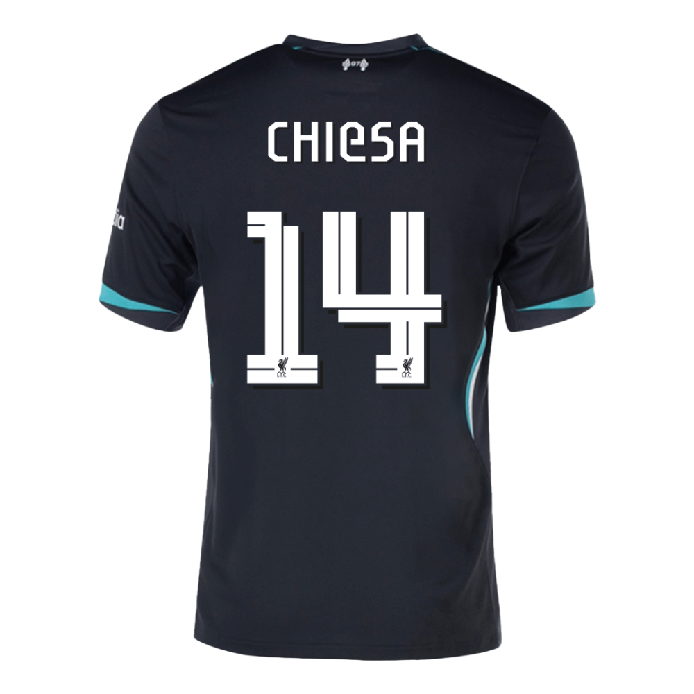 CHIESA #14 Liverpool Away Soccer Jersey 2024/25 - UCL CHIESA #14 Liverpool Away Soccer Jersey 2024/25 - UCL