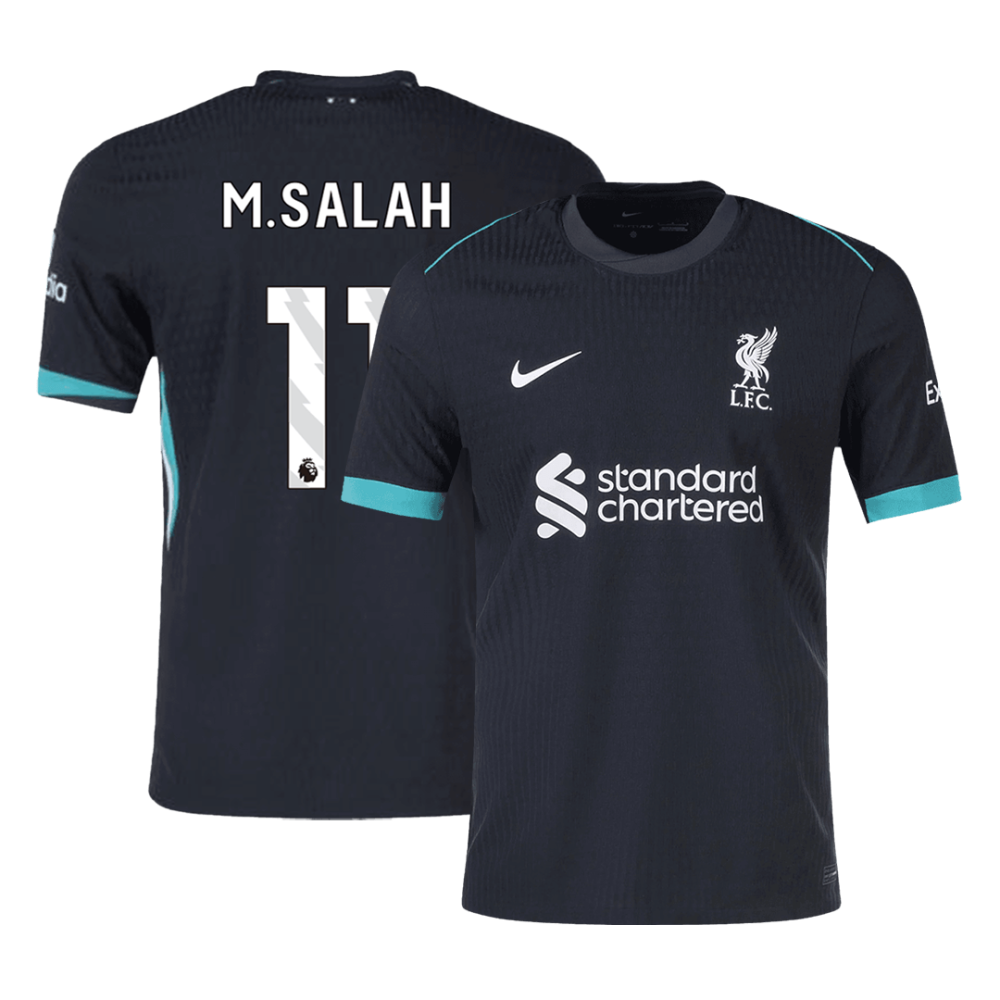 M.SALAH #11 Liverpool Away Players Version Soccer Jersey 2024/25 M.SALAH #11 Liverpool Away Players Version Soccer Jersey 2024/25
