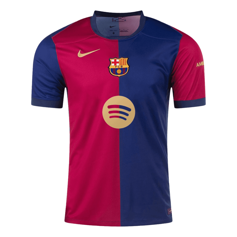 Barcelona Home Soccer Jersey 2024/25-Spotify Logo Without Text Barcelona Home Soccer Jersey 2024/25-Spotify Logo Without Text