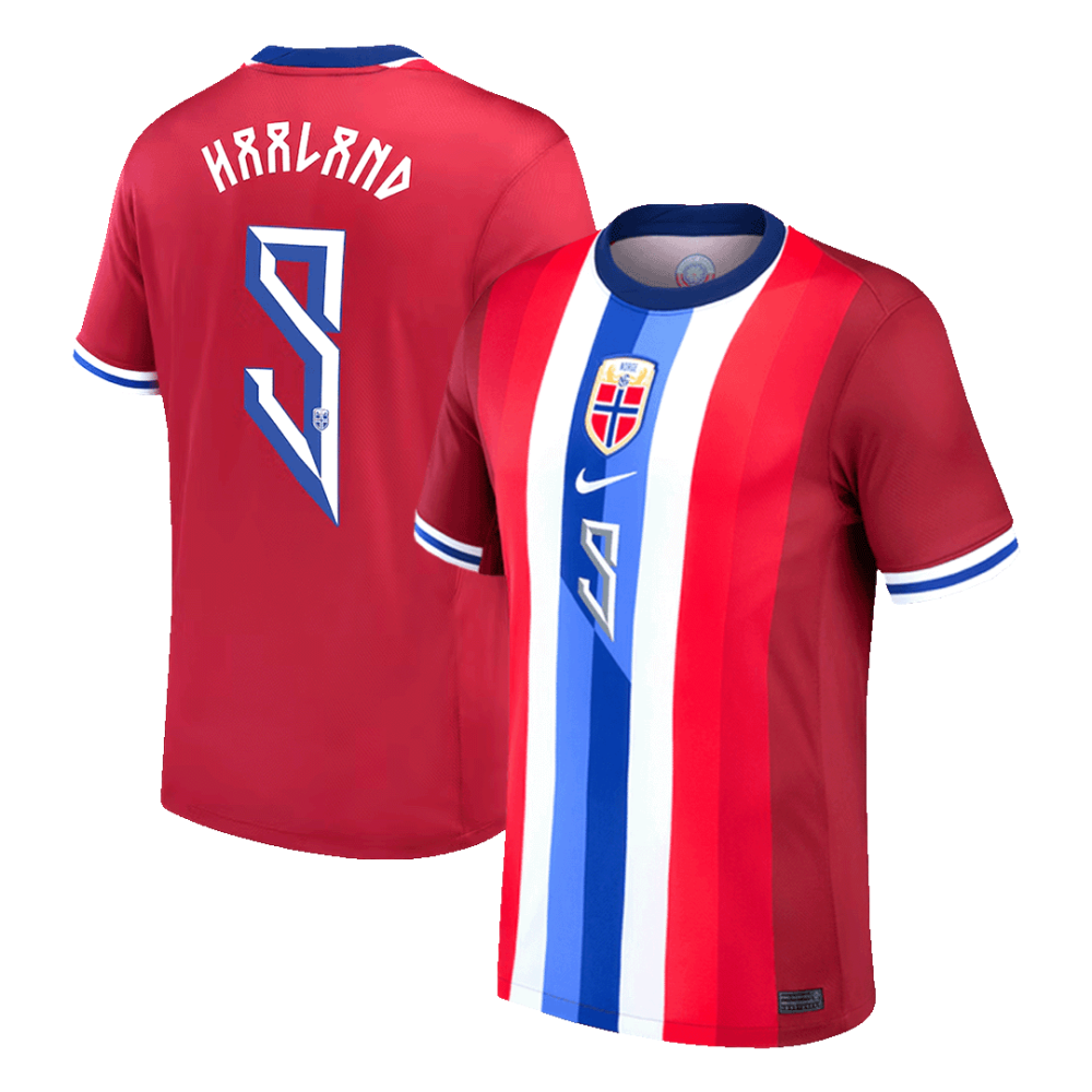 HAALAND #9 Norway Home Soccer Jersey 2024 HAALAND #9 Norway Home Soccer Jersey 2024