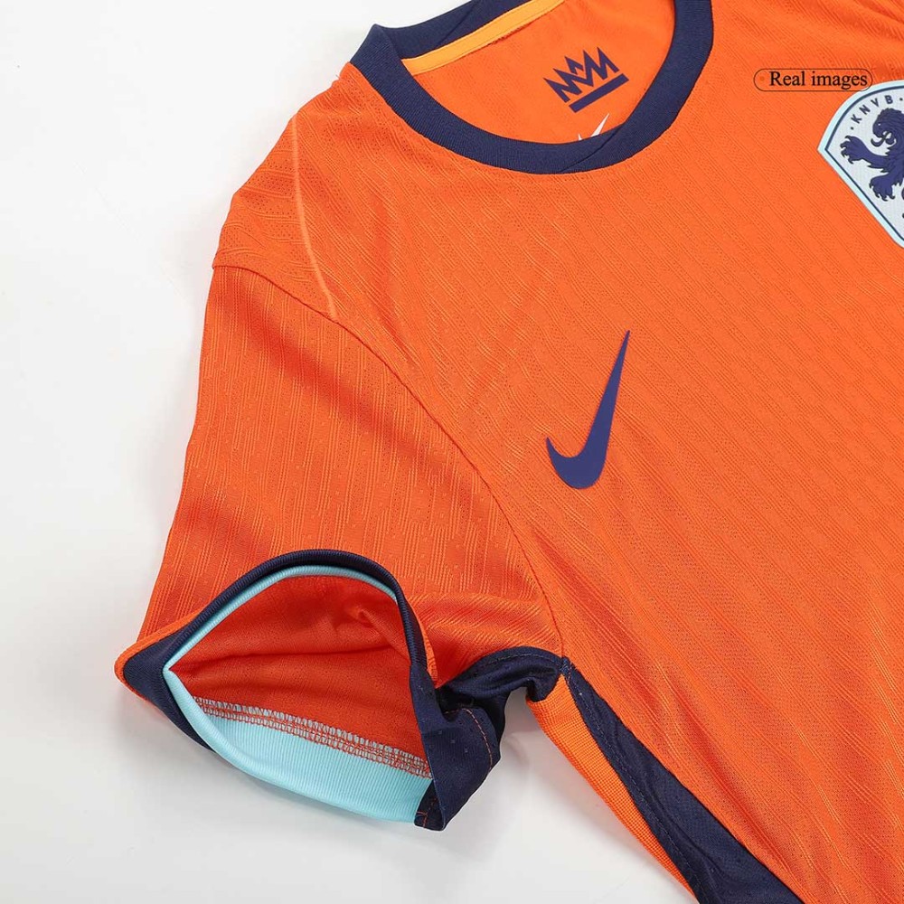 Netherlands Home Players Version Soccer Jersey EURO 2024