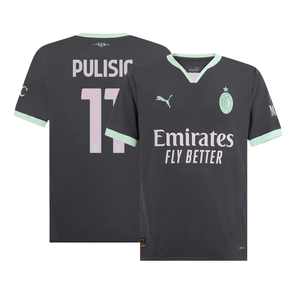 PULISIC #11 AC Milan Third Away Soccer Jersey 2024/25 PULISIC #11 AC Milan Third Away Soccer Jersey 2024/25