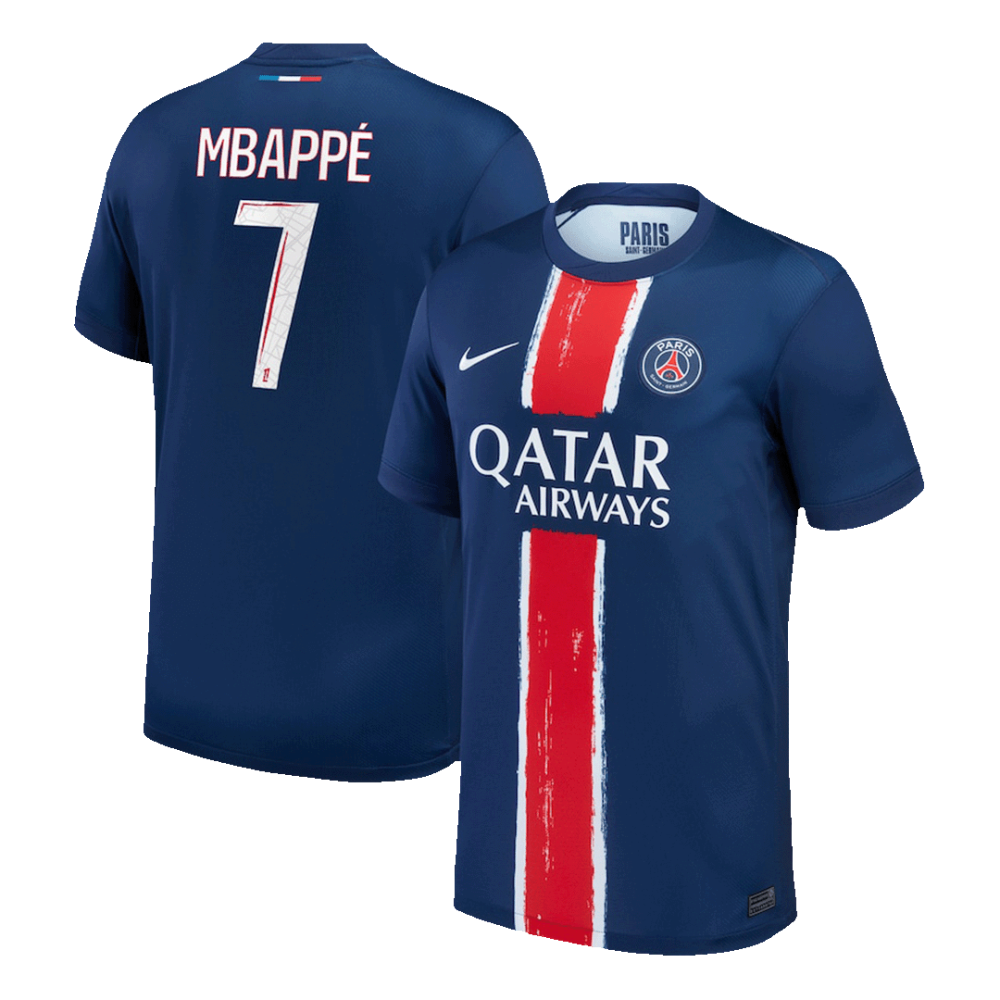 MBAPPÉ #7 PSG Home Soccer Jersey 2024/25 MBAPPÉ #7 PSG Home Soccer Jersey 2024/25