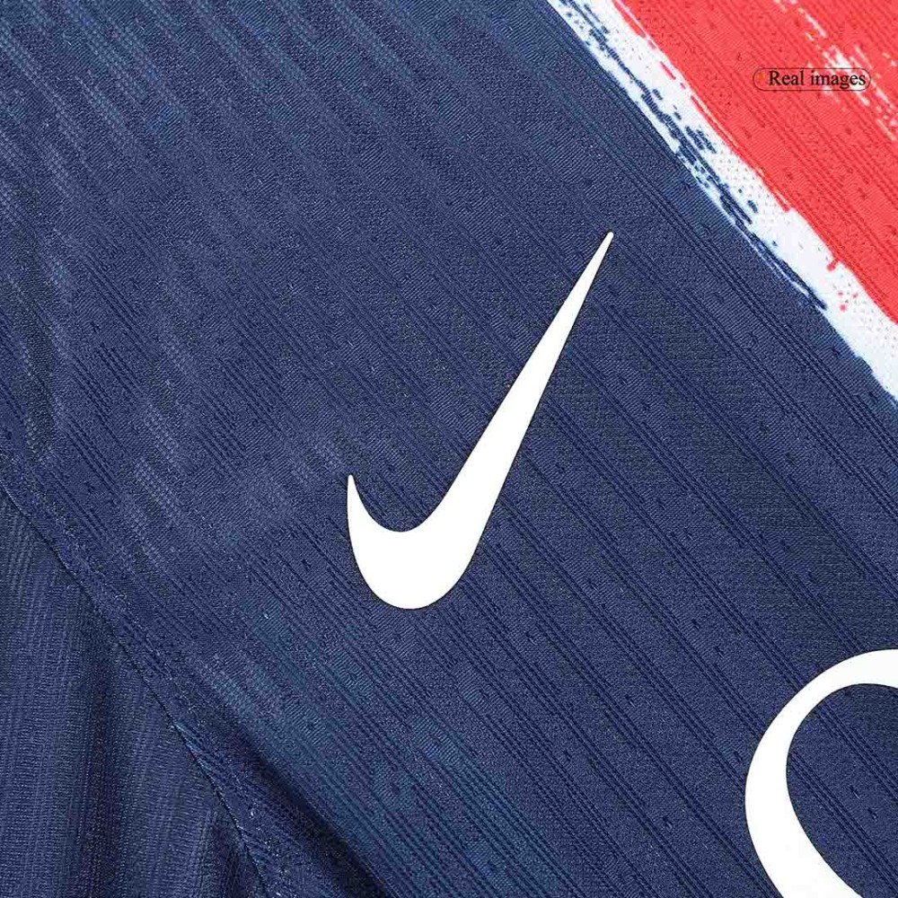 KVARATSKHELIA #7 PSG Home Players Version Soccer Jersey 2024/25 - UCL