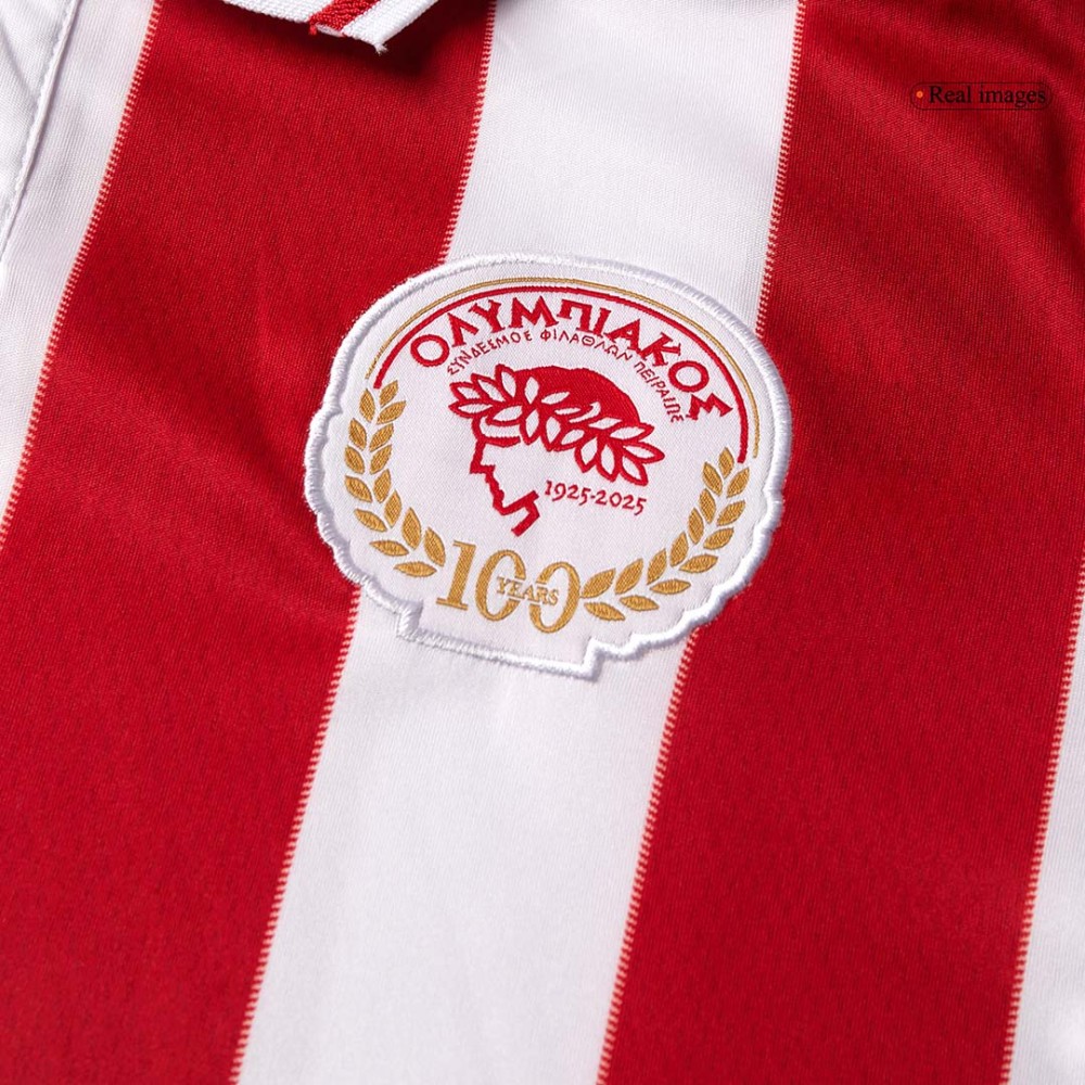 Olympiacos Soccer Jersey 2024/25 - 100th Anniversary Olympiacos Soccer Jersey 2024/25 - 100th Anniversary