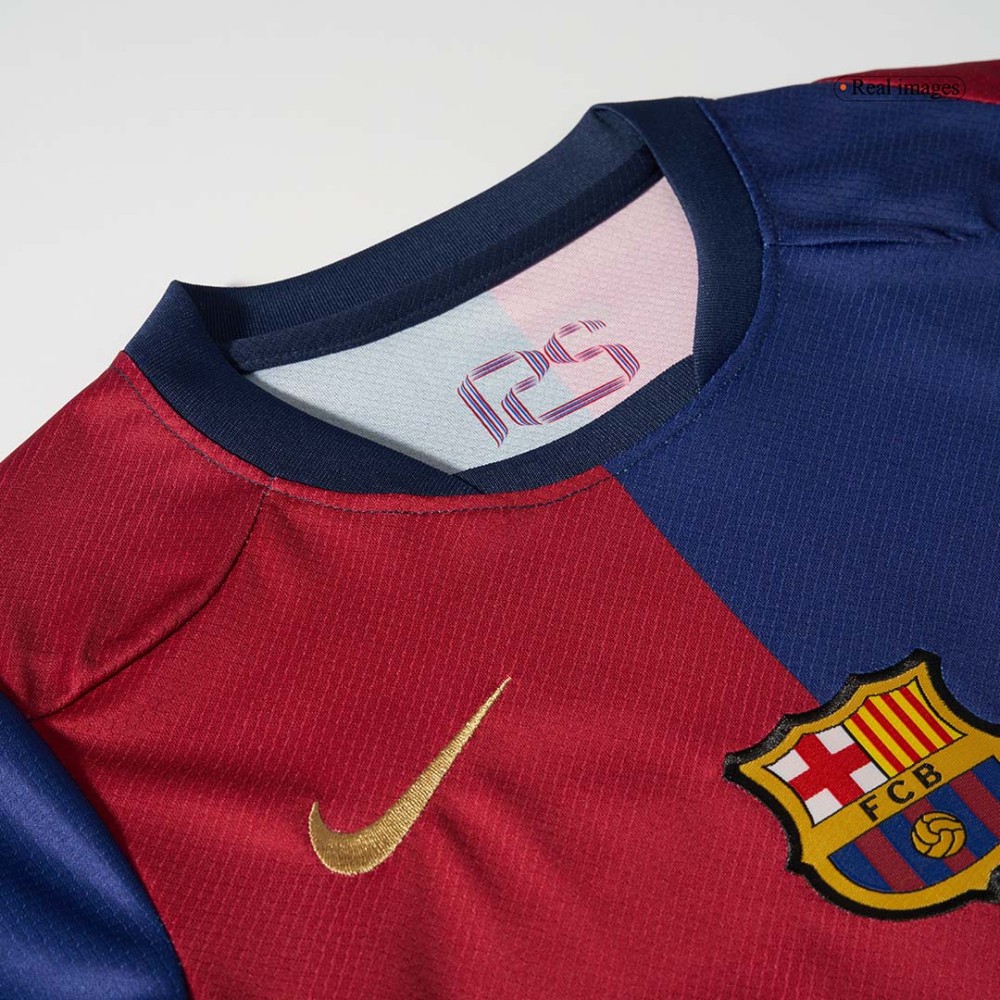 Barcelona Home Kids Soccer Jerseys Kit 2024/25 - COLDPLAY Barcelona Home Kids Soccer Jerseys Kit 2024/25 - COLDPLAY