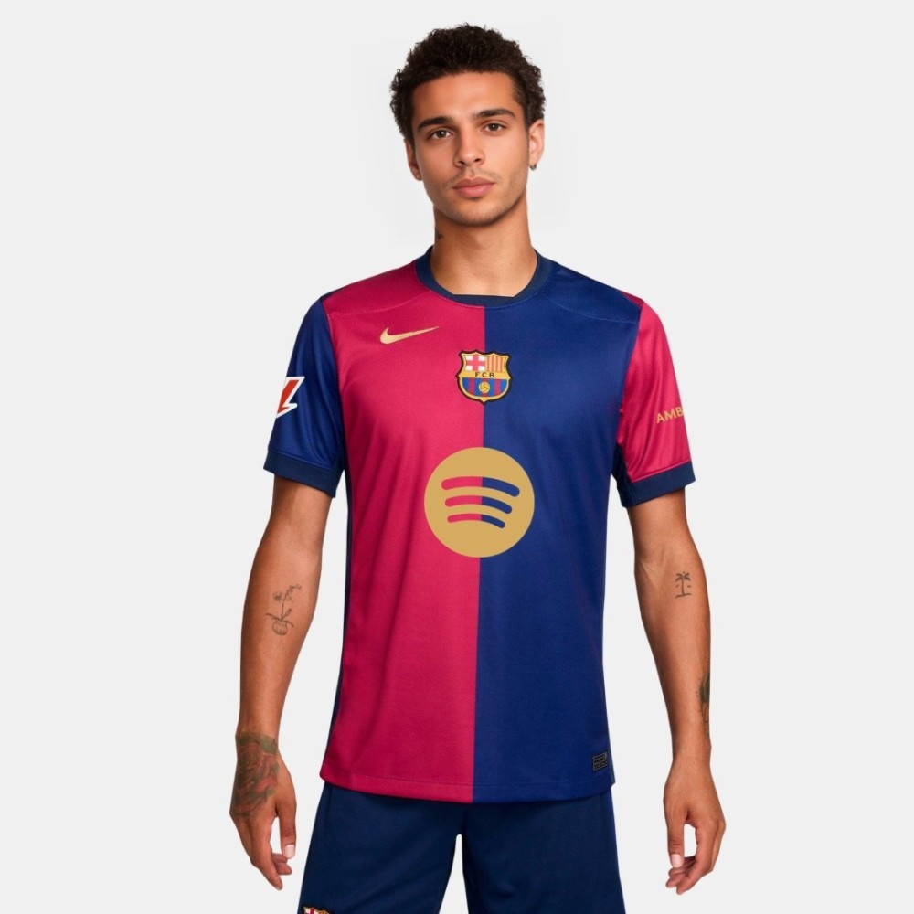 Barcelona Home Soccer Jersey 2024/25-Spotify Logo Without Text Barcelona Home Soccer Jersey 2024/25-Spotify Logo Without Text