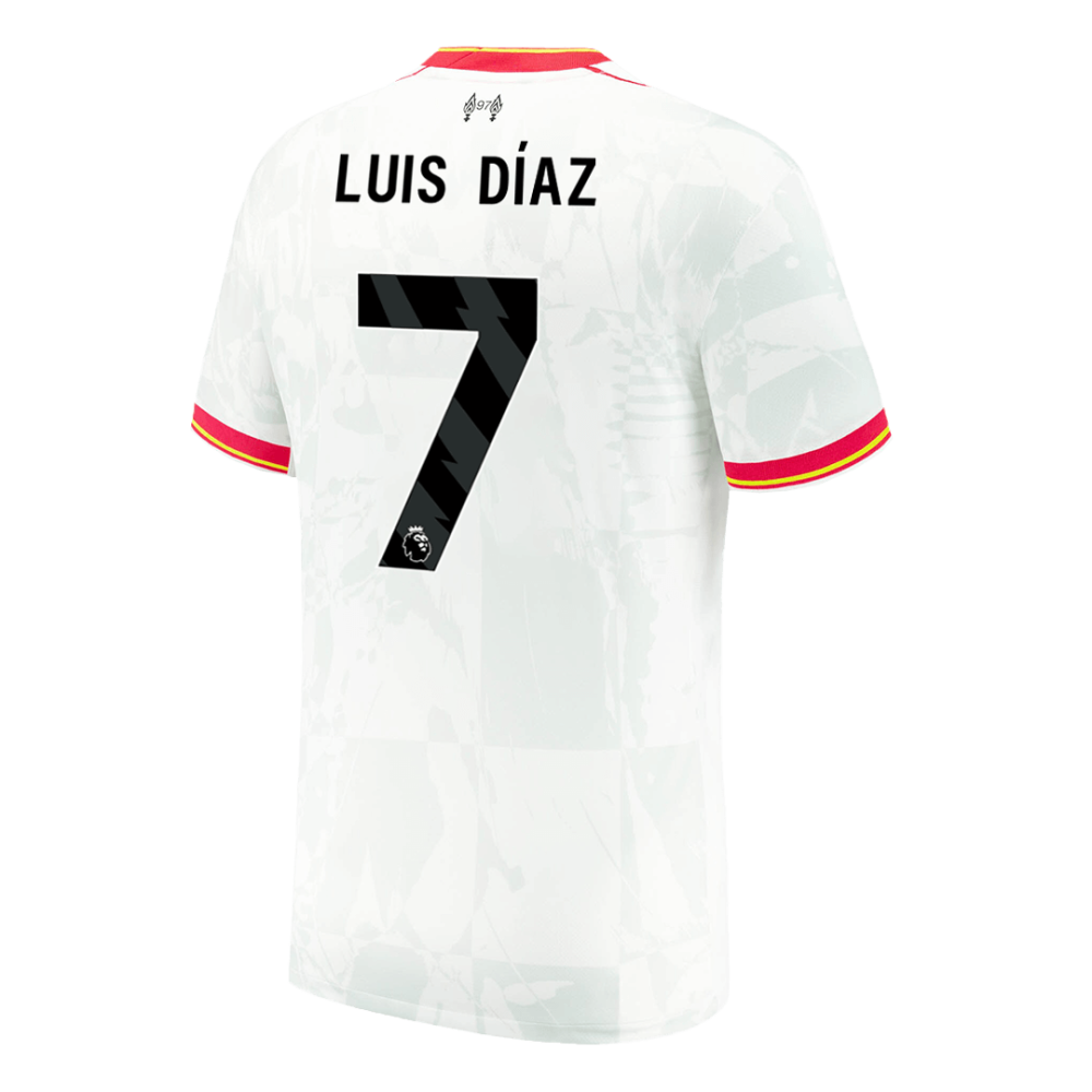 LUIS DÍAZ #7 Liverpool Third Away Soccer Jersey 2024/25 LUIS DÍAZ #7 Liverpool Third Away Soccer Jersey 2024/25