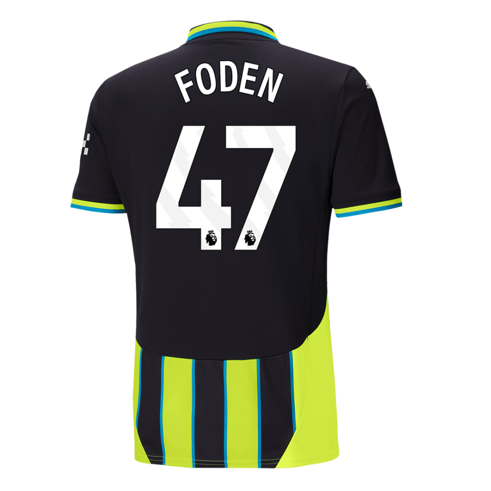 FODEN #47 Manchester City Away Soccer Jersey 2024/25 FODEN #47 Manchester City Away Soccer Jersey 2024/25
