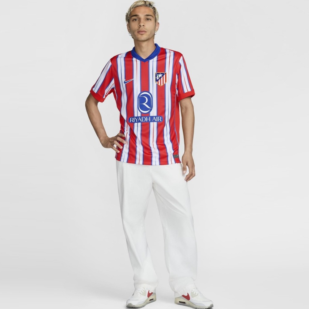 Atletico Madrid Home Soccer Jersey 2024/25 Atletico Madrid Home Soccer Jersey 2024/25