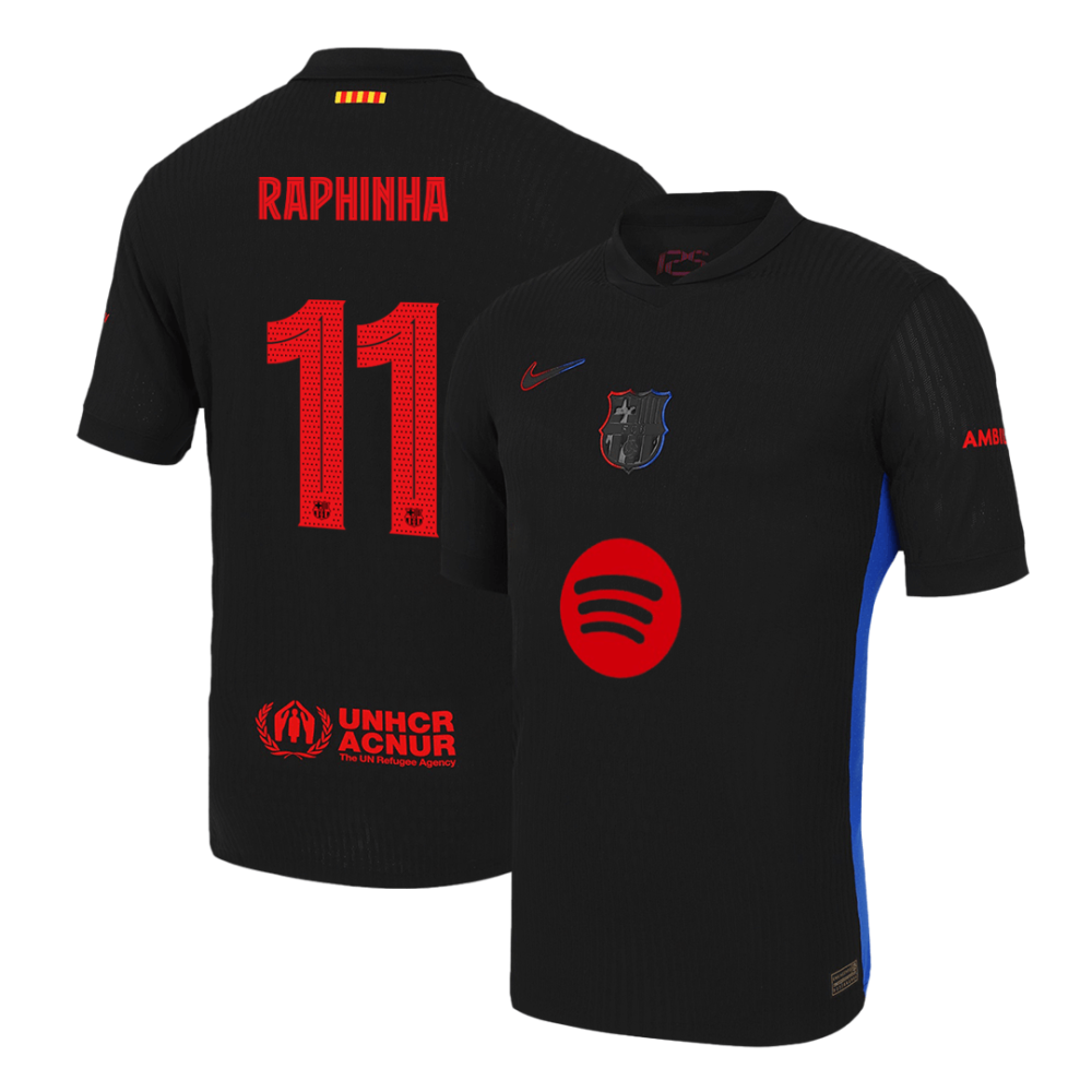 RAPHINHA #11 Barcelona Away Players Version Soccer Jersey 2024/25 - UCL (Spotify Logo Without Text) RAPHINHA #11 Barcelona Away Players Version Soccer Jersey 2024/25 - UCL (Spotify Logo Without Text)