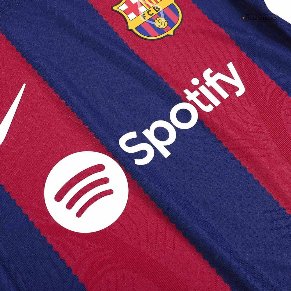 ANSU FATI #10 Barcelona Home Players Version Jersey 2023/24