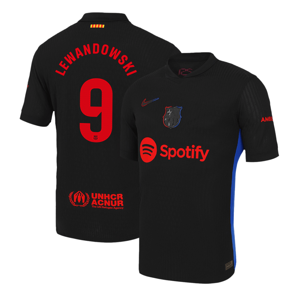 LEWANDOWSKI #9 Barcelona Away Players Version Soccer Jersey 2024/25 LEWANDOWSKI #9 Barcelona Away Players Version Soccer Jersey 2024/25