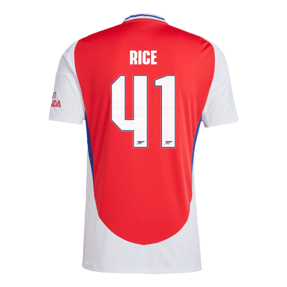 RICE #41 Arsenal Home Soccer Jersey 2024/25 - UCL RICE #41 Arsenal Home Soccer Jersey 2024/25 - UCL