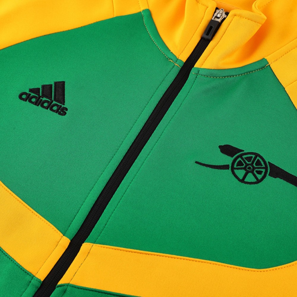 Arsenal Jacket Tracksuit 2024/25 Green&Yellow Arsenal Jacket Tracksuit 2024/25 Green&Yellow