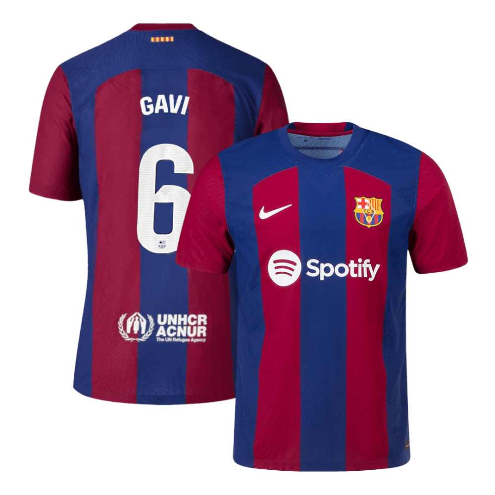 GAVI #6 Barcelona Home Players Version Jersey 2023/24 GAVI #6 Barcelona Home Players Version Jersey 2023/24