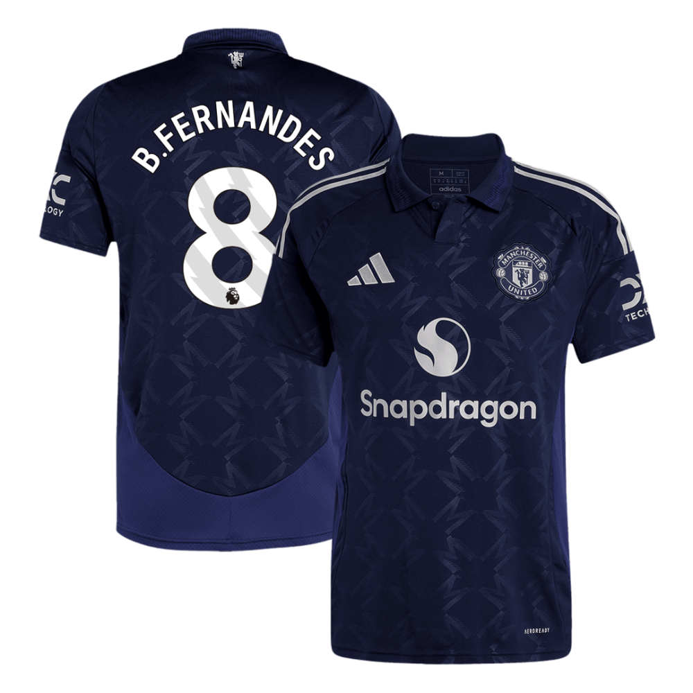 B.FERNANDES #8 Manchester United Away Soccer Jersey 2024/25 B.FERNANDES #8 Manchester United Away Soccer Jersey 2024/25