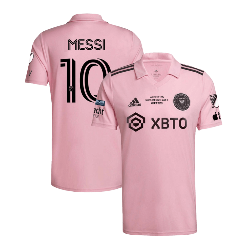 MESSI #10 Inter Miami CF Home Soccer Jersey 2023 - Leagues Cup Final MESSI #10 Inter Miami CF Home Soccer Jersey 2023 - Leagues Cup Final