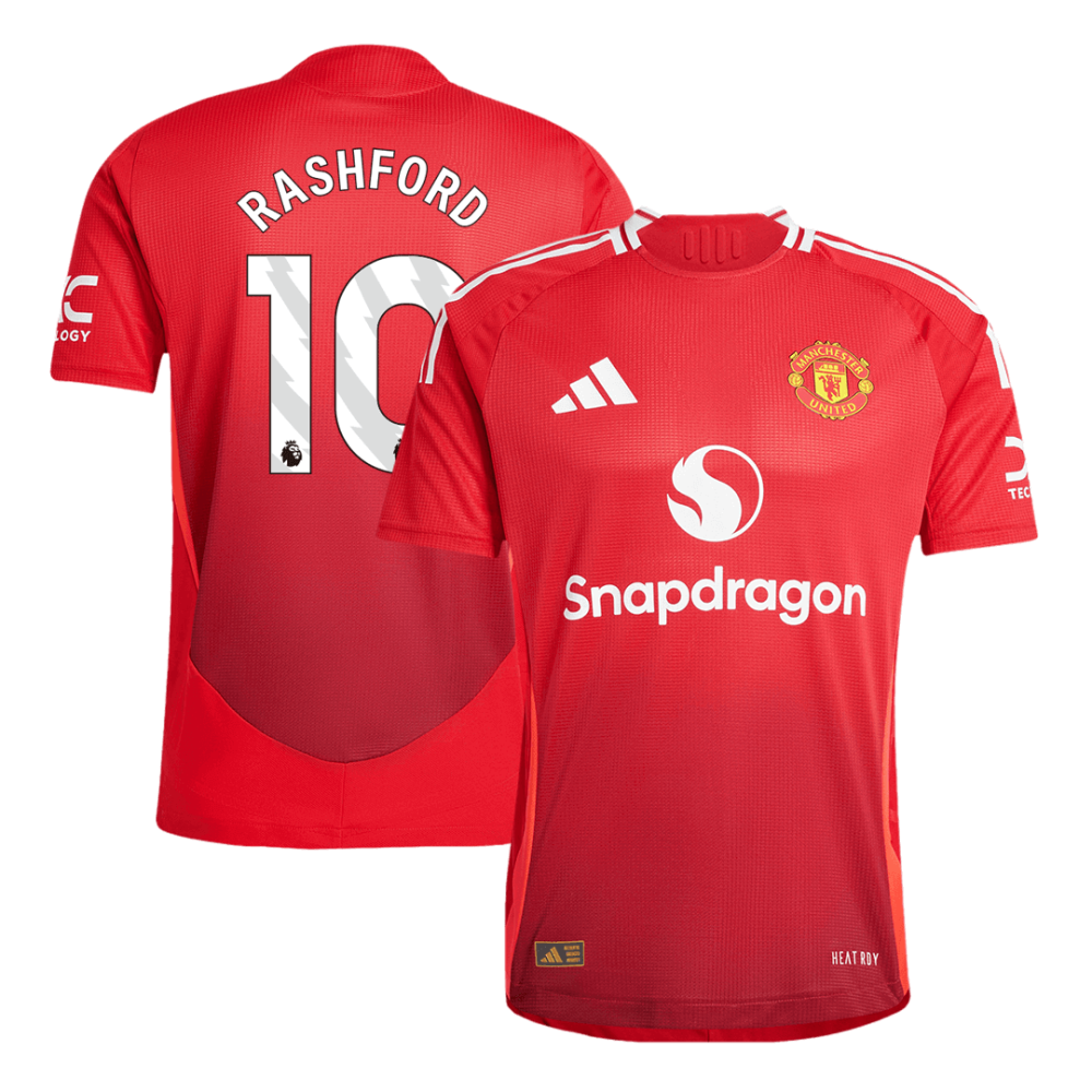 RASHFORD #10 Manchester United Home Players Version Soccer Jersey 2024/25