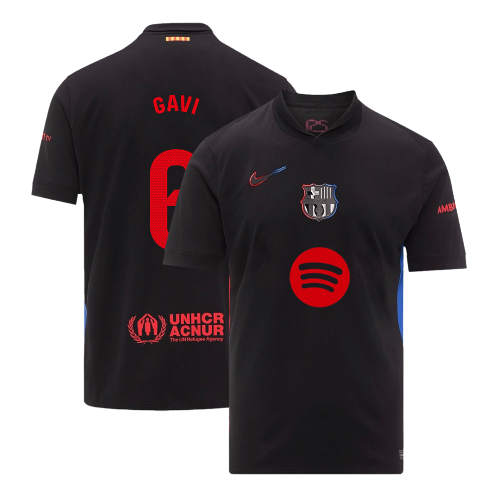 GAVI #6 Barcelona Away Soccer Jersey 2024/25- Spotify Logo Without Text GAVI #6 Barcelona Away Soccer Jersey 2024/25- Spotify Logo Without Text
