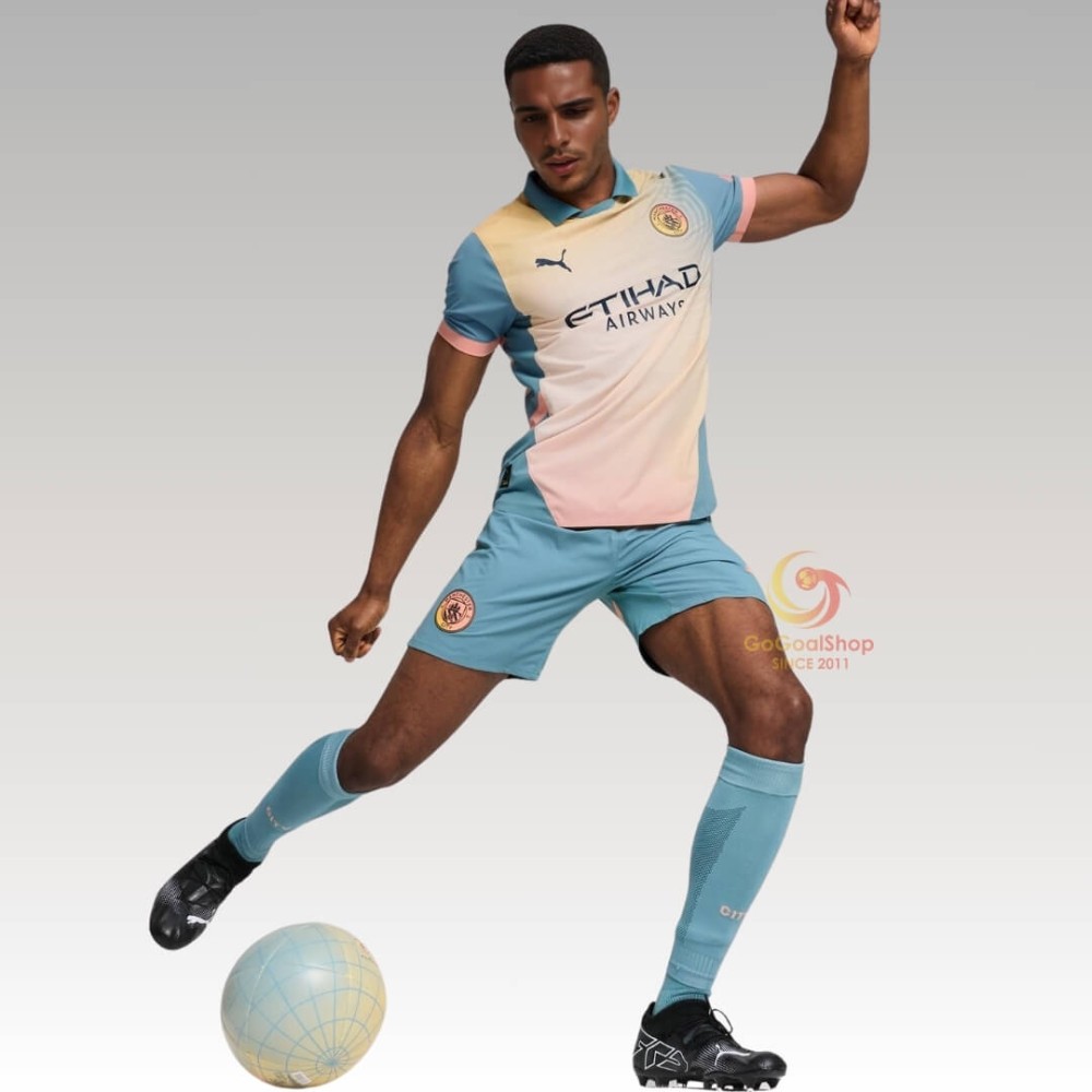 Manchester City Fourth Away Players Version Soccer Jersey 2024/25- Definitely City (UCL) Manchester City Fourth Away Players Version Soccer Jersey 2024/25- Definitely City (UCL)