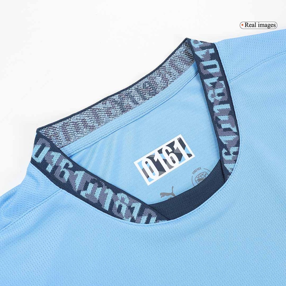 RODRIGO #16 Manchester City Home Soccer Jersey 2024/25 - UCL