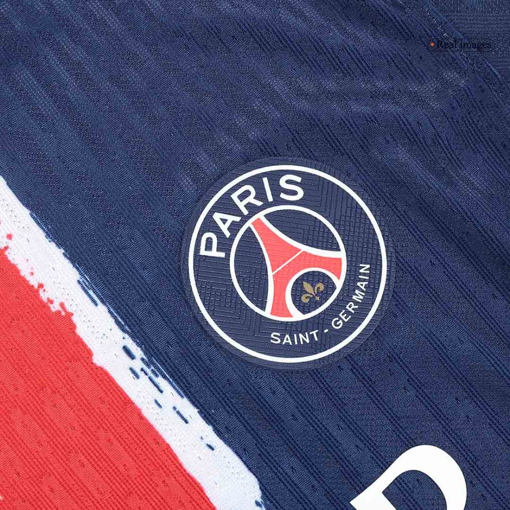 KVARATSKHELIA #7 PSG Home Players Version Soccer Jersey 2024/25 - UCL