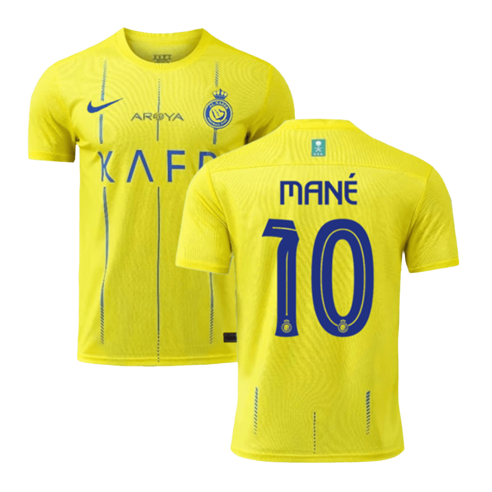 MANÉ #10 Al Nassr Home Soccer Jersey 2023/24 MANÉ #10 Al Nassr Home Soccer Jersey 2023/24