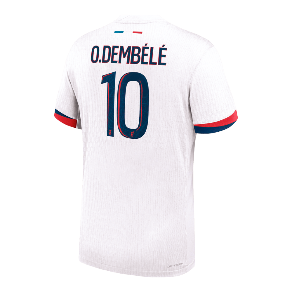 O.DEMBÉLÉ #10 PSG Away Players Version Soccer Jersey 2024/25