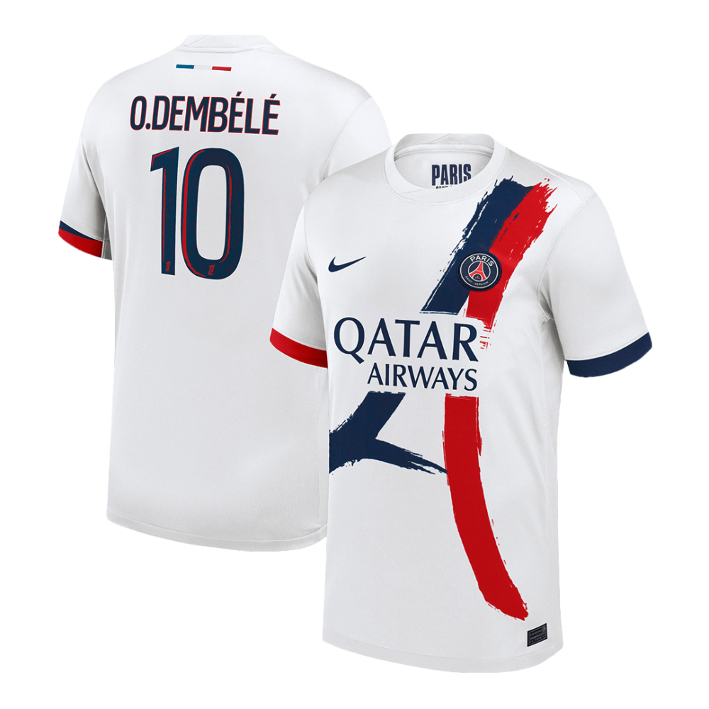 O.DEMBÉLÉ #10 PSG Away Soccer Jersey 2024/25 O.DEMBÉLÉ #10 PSG Away Soccer Jersey 2024/25