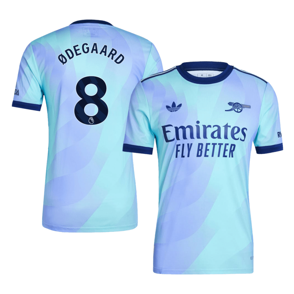 ØDEGAARD #8 Arsenal Third Away Players Version Soccer Jersey 2024/25