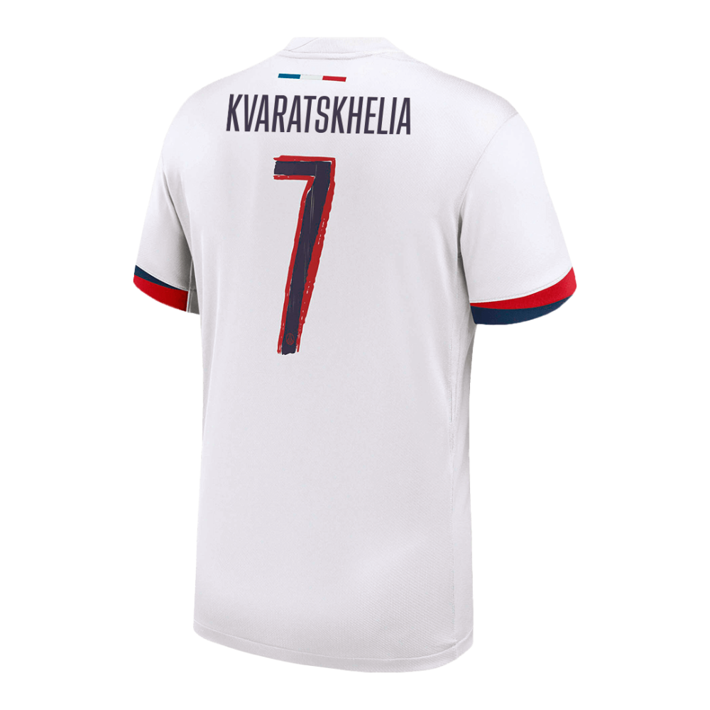 KVARATSKHELIA #7 PSG Away Soccer Jersey 2024/25 - UCL KVARATSKHELIA #7 PSG Away Soccer Jersey 2024/25 - UCL