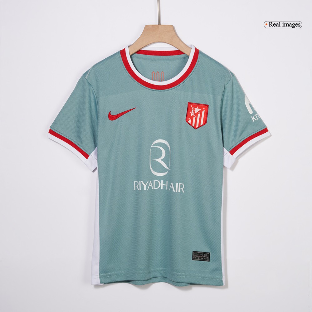 Atletico Madrid Away Kids Soccer Jerseys Kit 2024/25 Atletico Madrid Away Kids Soccer Jerseys Kit 2024/25
