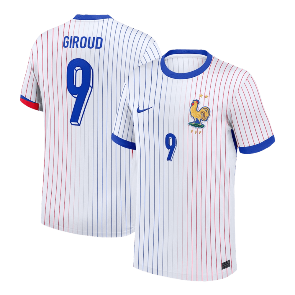 GIROUD #9 France Away Soccer Jersey EURO 2024 GIROUD #9 France Away Soccer Jersey EURO 2024