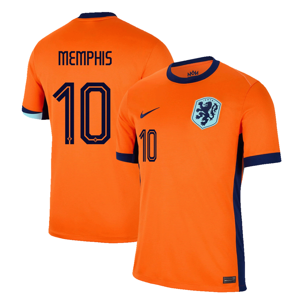 MEMPHIS #10 Netherlands Home Soccer Jersey EURO 2024 MEMPHIS #10 Netherlands Home Soccer Jersey EURO 2024